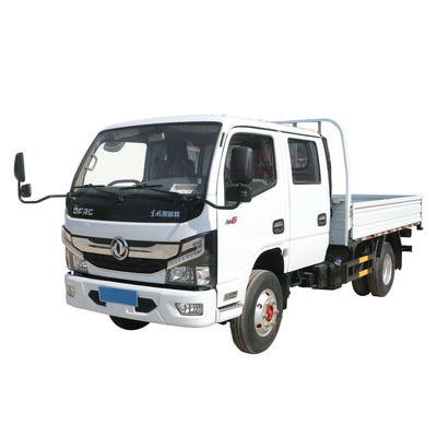 Dubbele cabine Cargo Light Truck 2 assen 6 Wheeler Truck Cargo Light 125HP benzine