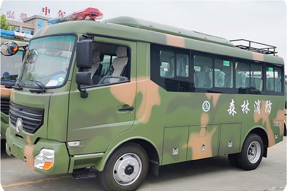Diesel 170HP Power Custom off-road militaire voertuigen 4x4 bus 6m carrosserie 17 zitplaatsen