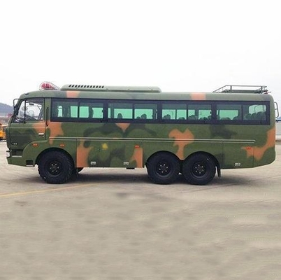 Off Road-van de het Vervoerbus van Bandmilitairen van de de Voertuigen Bos6x6 Passagier Militaire de bus190hp 30 Zetels