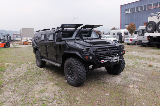 Kogelvrij Carrosserie Custom Off Road Militair Voertuig 6 Man Assault Vehicle 4x4