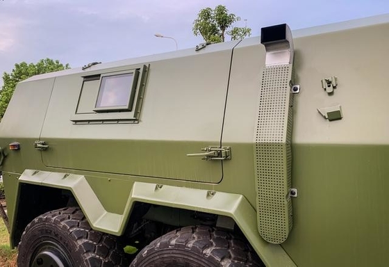 China Verdedig Bulletproof Custom Off Road Militair Voertuig 6x6 300pk Battlefield Equipment