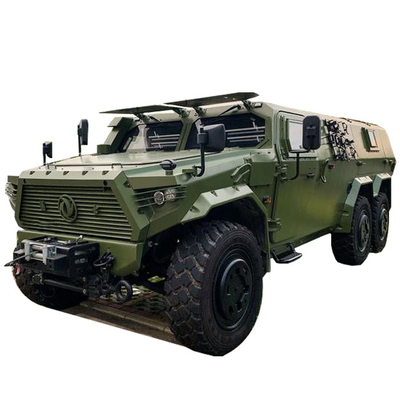 China Verdedig Bulletproof Custom Off Road Militair Voertuig 6x6 300pk Battlefield Equipment
