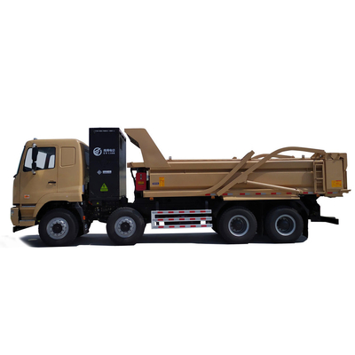 CAMC New Energy Electric Heavy Duty Dump Truck 8x4 12 Wielen Zero Emission Swap/Charge Battery