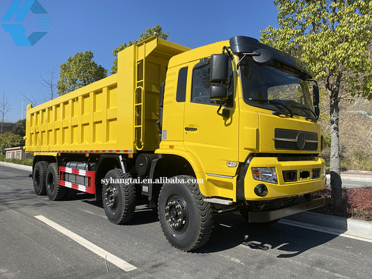 Ontginnend Zwaar het Registrerenvervoer 50 van de Stortplaatsvrachtwagen de Wielendieselmotor van Ton Dump Truck 8x4 12