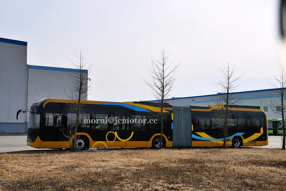 18m articulaire BRT FCV waterstofbrandstofcel elektrische openbare bus 155 Passagier 350km Kilometer