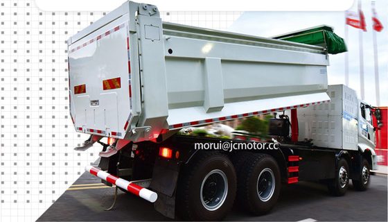 OEM aangepast FCV Nieuwe energie waterstof elektrische dump truck 355KW aandrijving motor 85km / h
