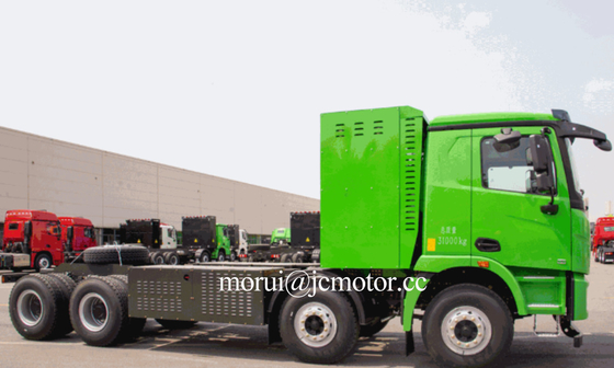 FCEV New Energy Hydrogen Electric Dump Truck 12 wielen 8x4 31 ton Kilometerafstand voor kolenmijn