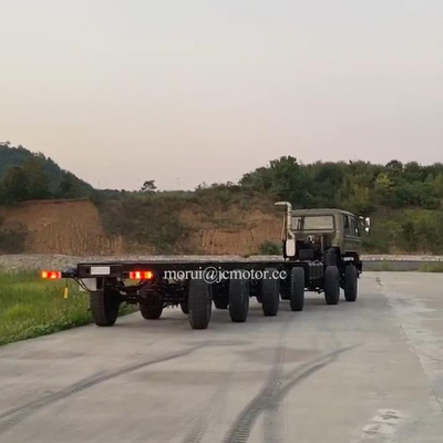 Militaire 12 wielen Full Drive Zes assen Off Road Truck Chassis 12x12 Transporter Erector Launcher