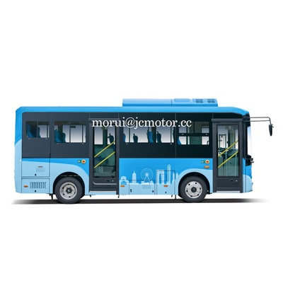 Op maat gemaakte 6,7m BEV Electric City Bus 10-28 zitplaatsen ZEV 300km Stedelijk Passagiersvervoer