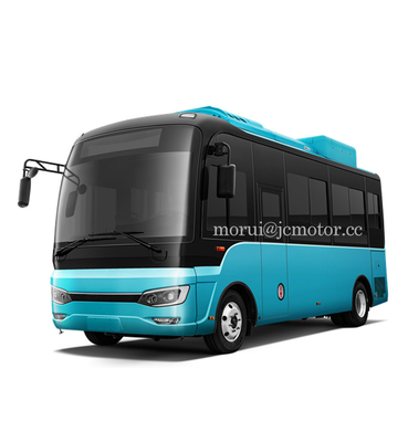 Op maat gemaakte 7m ZEV elektrische openbare bus 22 zitplaatsen volle lading 250km medewerker shuttle bus