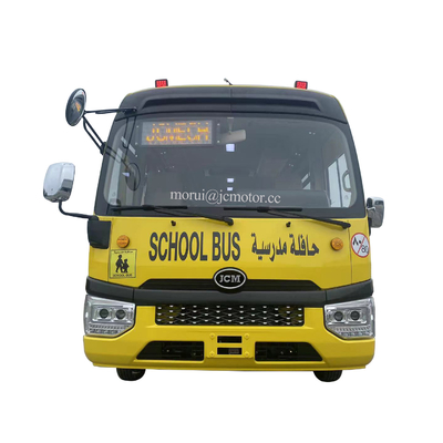 Op maat gemaakte 7m Coaster Model School Student Shuttle Bus Iveco Chassis System 100kw Diesel Motor