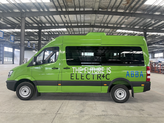 Op maat gemaakte Antigua en Barbuda RHD Electric City Mini Bus Sprinter Model 20 zitplaatsen 300 km bereik Kilometer
