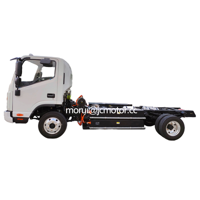 Nieuwe energie 10Ton elektrische vrachtwagen Chassis 3 zitplaatsen rechterhandsturing 160kw motor