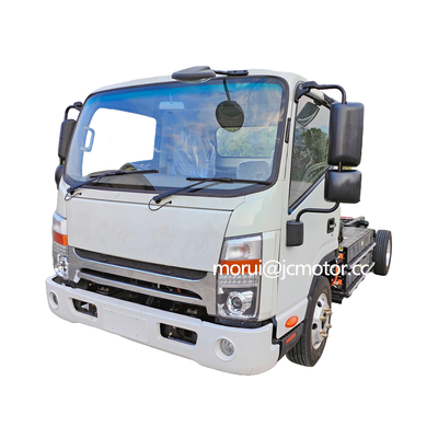 Nieuwe energie 10Ton elektrische vrachtwagen Chassis 3 zitplaatsen rechterhandsturing 160kw motor