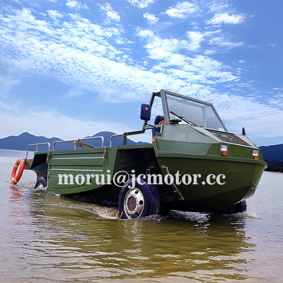 Custom Off-Road Amfibieus Vehicle 4WD 1000kg/10-Person Capacity Hybrid &amp; Fuel Versies voor Land &amp; Water