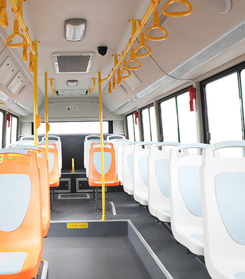 11 Ton Passenger Electric City Buses 8M 28 Zetelsafstand in mijlen 330KM met Bagagezaal