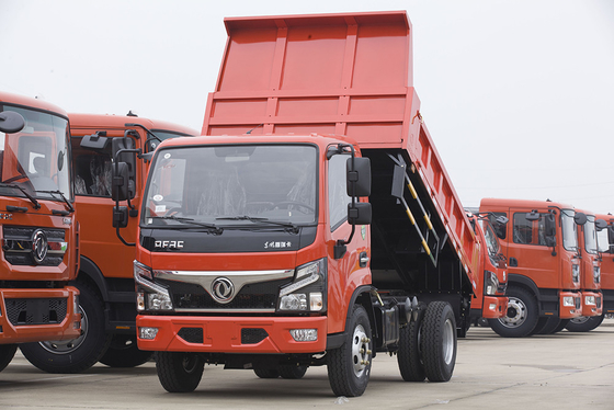 Euro 4 Verlaten Leiding 3.7m van DONGFENG Tipper Truck YUCHAI Motor