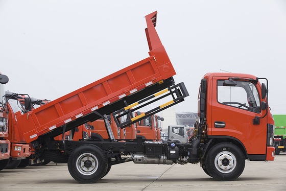 Euro 4 Verlaten Leiding 3.7m van DONGFENG Tipper Truck YUCHAI Motor