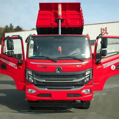 Van de de Dieselmotorvrachtwagen van GVW 165HP de Kipper 4x2 18 Ton Dump Truck Wheelbase 3550mm