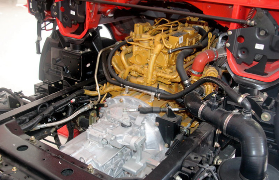 GVW 6 - 12T-van Diesel Rode de Motor Hand6mt Versnellingsbak Ladingsvan truck YUCHAI