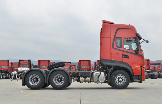 Euro 6 van de de Vrachtwagen456hp Hoge Macht van de Emissiesdongfeng Tractor de Brandstofdiesel