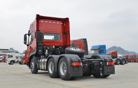 Euro 6 van de de Vrachtwagen456hp Hoge Macht van de Emissiesdongfeng Tractor de Brandstofdiesel