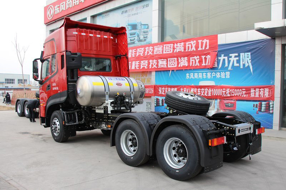 Van de de Vrachtwagen470hp Tractie van de LNG6x4 Op zwaar werk berekende Tractor Massa 39,5 Ton Logistics Transport