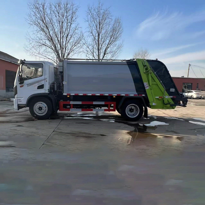 4x2 van de diesel de Gemeentelijke van het Afvalbakken Hygiënevrachtwagen 8Cbm Inzameling van de het Afvalpers
