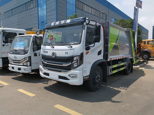 4x2 van de diesel de Gemeentelijke van het Afvalbakken Hygiënevrachtwagen 8Cbm Inzameling van de het Afvalpers
