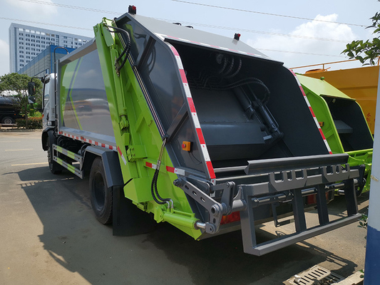 4x2 van de diesel de Gemeentelijke van het Afvalbakken Hygiënevrachtwagen 8Cbm Inzameling van de het Afvalpers
