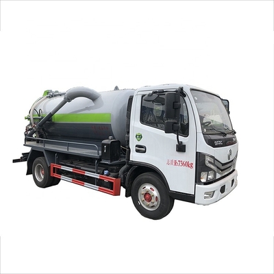 Kleine DONGFENG-de Tankdieselmotor 4,7 Cbm van de Riolerings Vacuümtanker 6MT