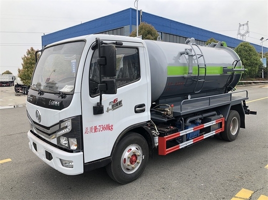 Kleine DONGFENG-de Tankdieselmotor 4,7 Cbm van de Riolerings Vacuümtanker 6MT