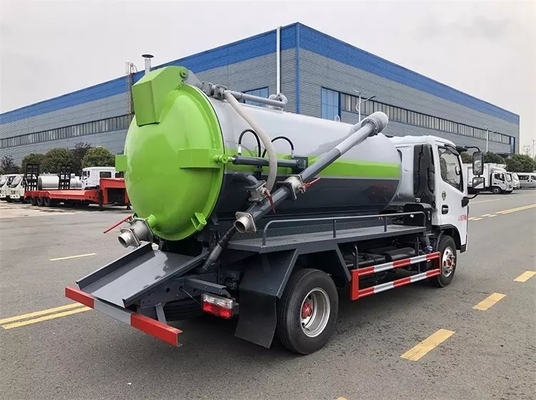 Kleine DONGFENG-de Tankdieselmotor 4,7 Cbm van de Riolerings Vacuümtanker 6MT