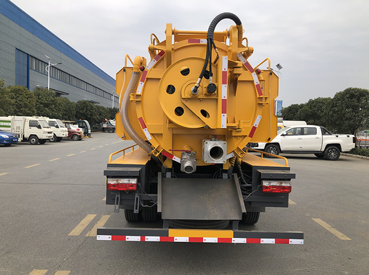 Gemeentelijke de Hygiënevrachtwagen 165hp 10 Cbm Tank Euro van de rioleringszuiging Emissie 6