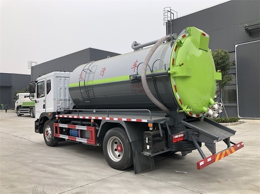 Middelgrote Faecale Zuigingsvrachtwagen 11,5 CBM Diesel 200 HP-de Tankervrachtwagen van de Rioleringszuiging