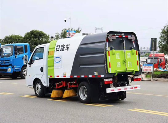 4x2 van de de Vrachtwagenbenzine van de wiel de Gemeentelijke Hygiëne Macht 113hp Mini Road Sweeper