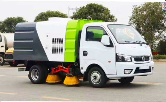 4x2 van de de Vrachtwagenbenzine van de wiel de Gemeentelijke Hygiëne Macht 113hp Mini Road Sweeper