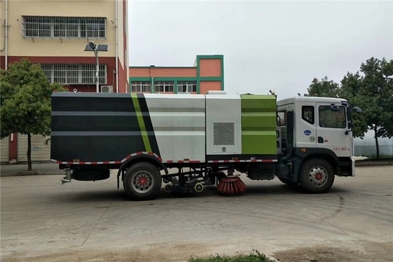 Schoonmakend de Vrachtwagendieselmotor 4x2 8m 200 HP van de Veger Gemeentelijke Hygiëne