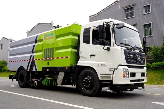 16 CBM Gemeentelijke Wielbasis 5000mm van de Hygiënevrachtwagen 210 HP Veger Schoonmakende Vrachtwagen