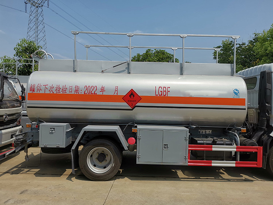 170 HP het Vervoersvrachtwagen 8,5 CBM Wielbasis 3800mm van de Dieselmotorolie