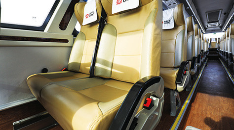 375 HP 49 Seater-Euro 5 van Travel Custom Color van de Luxebus Handtransmissie 6