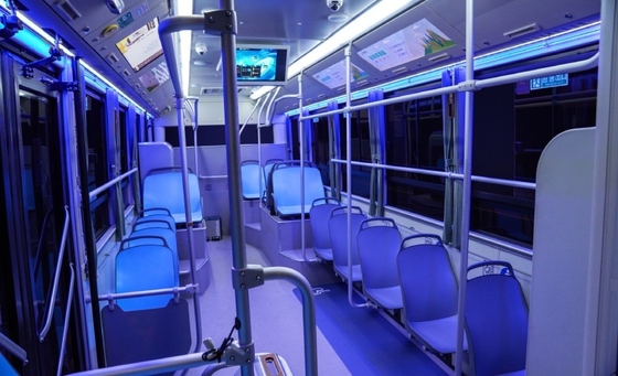 Elektrische Openbare Bussen 27 van de Verkeersveiligheidsluxe Zetelsafstand in mijlen 317km 69 Km/H