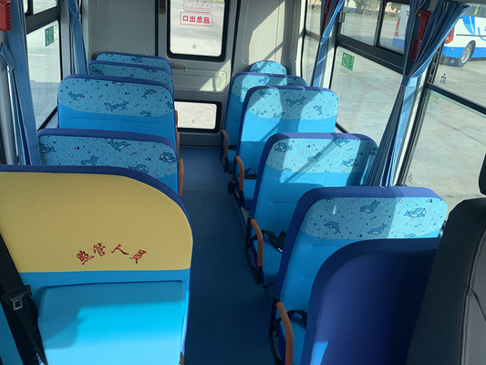 Bus 6m van de kindlage school WEICHAI-Diesel 120hp Standaardabs Gele Pendelbus