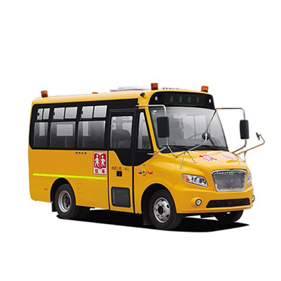100hp 10 - 19 Seater Student Shuttle Bus 5.5m Dieselmotormacht 80km/h