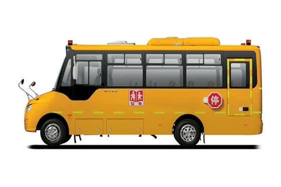 7.9m Student Shuttle Bus 24 - 45 Gele de Schoolbus van de Zetels140hp Dieselmotor